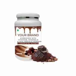Enriched With Vitamins, Minerals & DHA Protein Powder